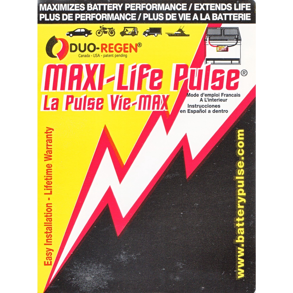 Duo Regen Alat Perawatan Charger Daya Aki Baterai Mobil / Motor / Truk Battery Maxi Life Pulse