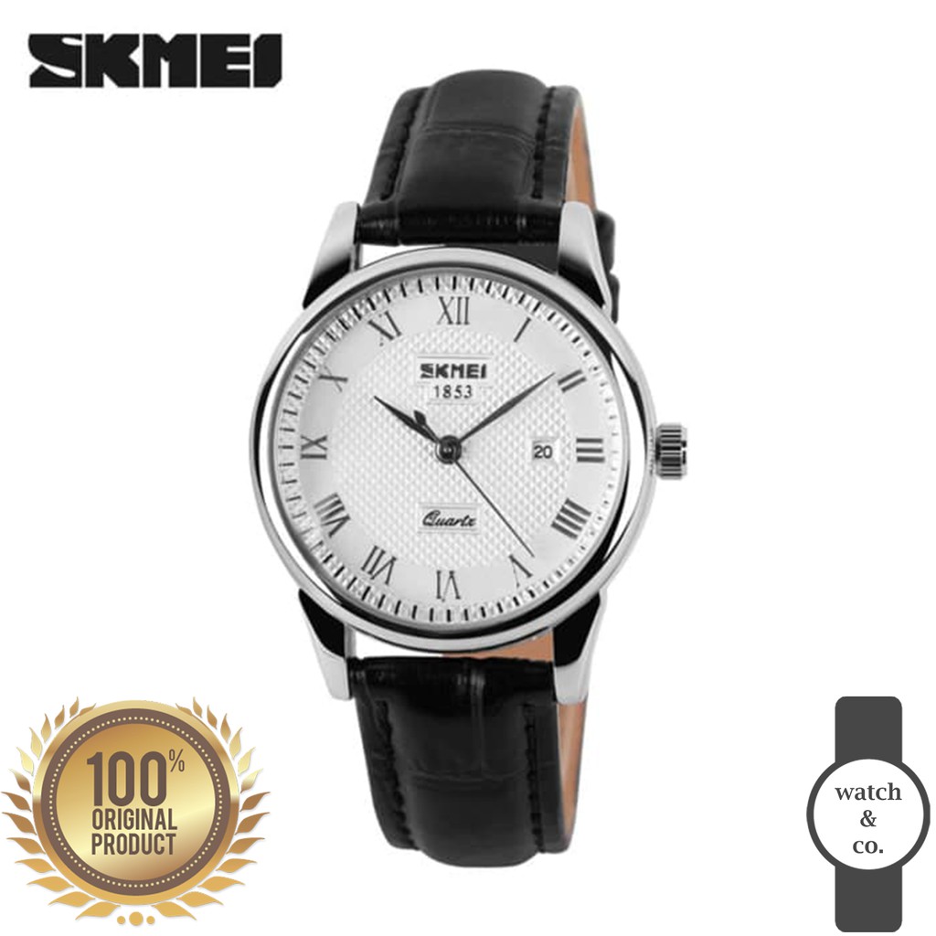 Jam Tangan Pria Simple Classic SKMEI 9058 Original Anti Air