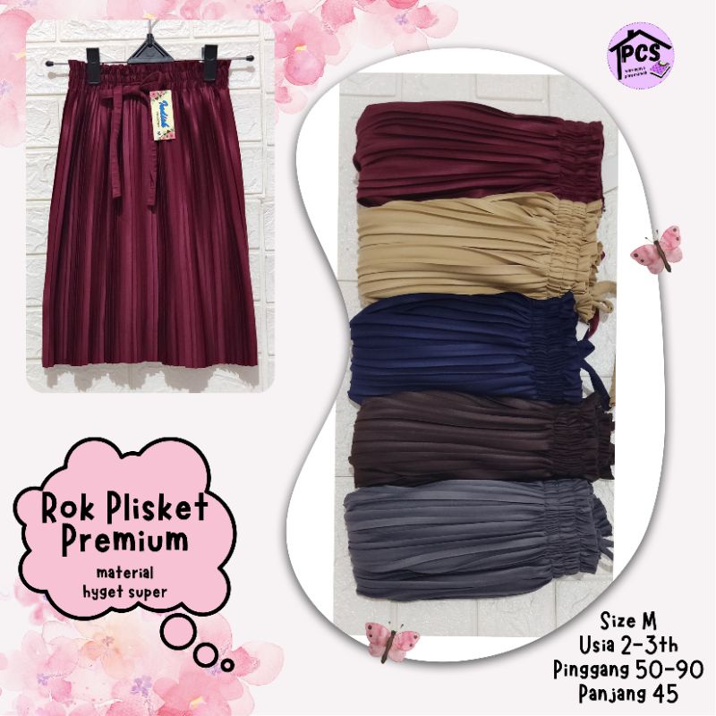 Rok Kulot Plisket Premium Anak Pocanshop