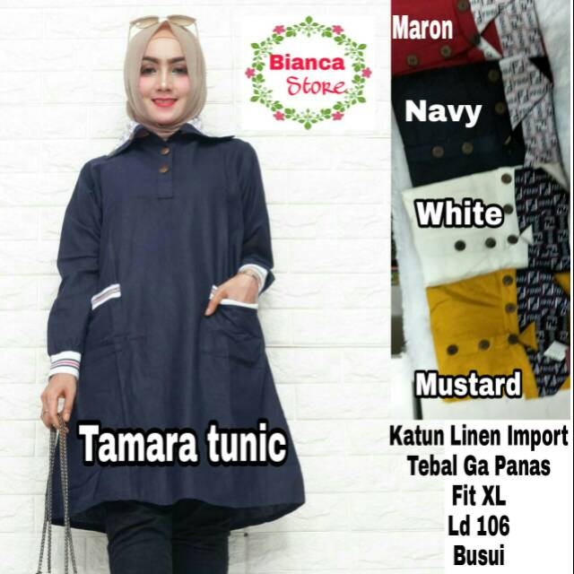 Tamara tunic ( bianca)