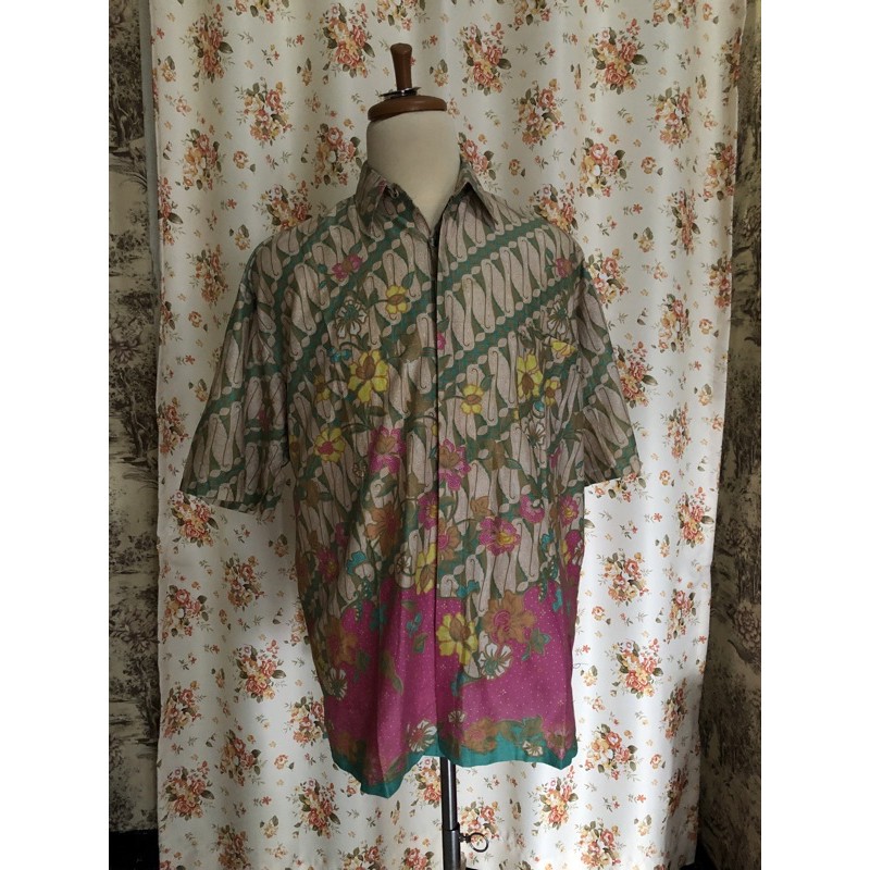 KEMEJA BATIK LAKI/KEMEJA BATIK JUMBO/KEMEJA COWOK BIG SIZE/BATIK PRIA JUMBO SIZE/ATASAN BATIK PRIA