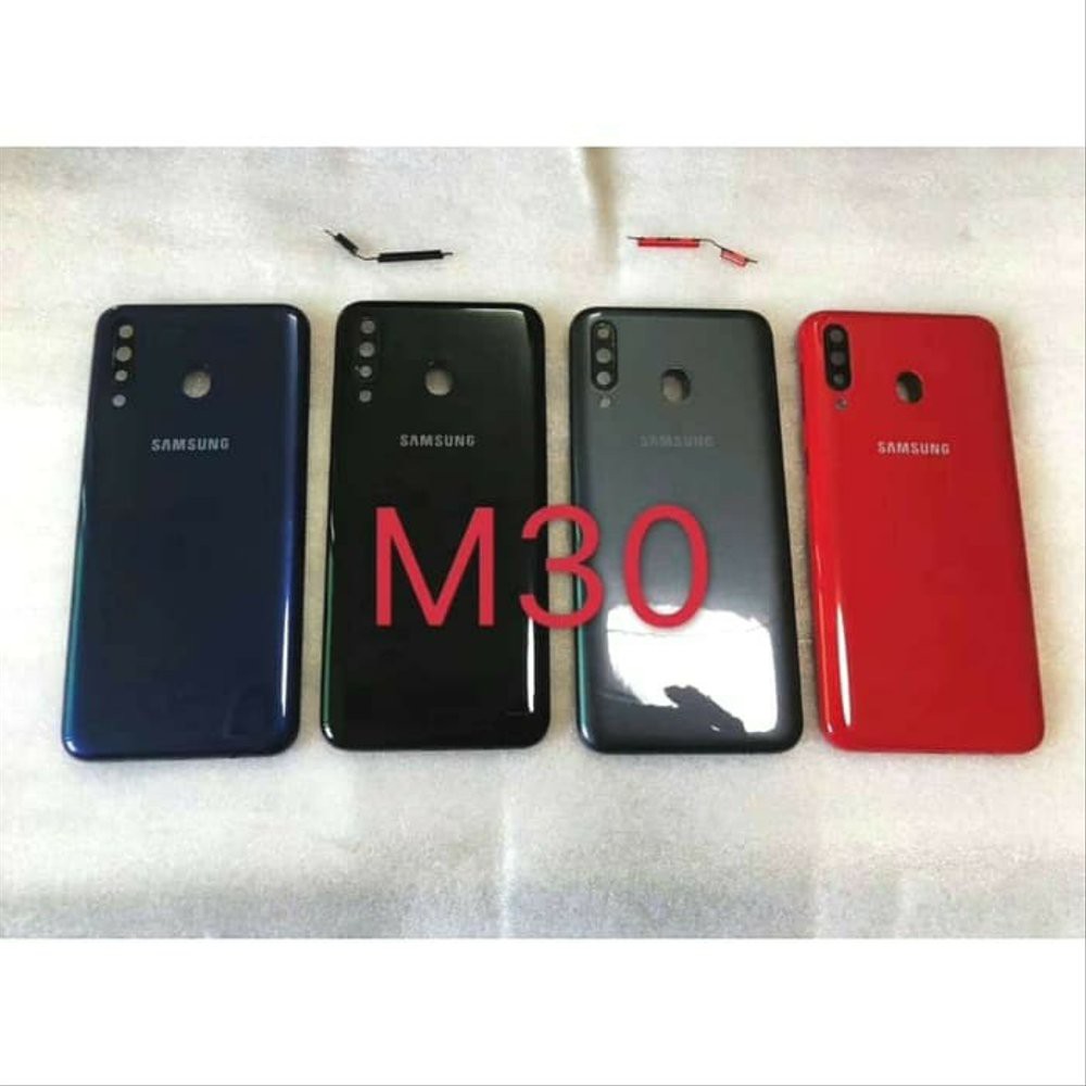 BACKDOOR BAK COVER TUTUP BATERAI SAMSUNG M30 TUTUP BELAKANG KESSING M30 M305 ORI