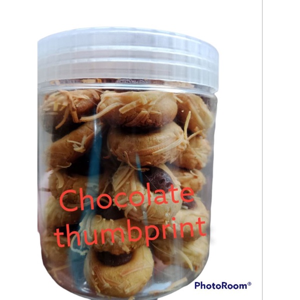 

thumbprint cokelat cookies