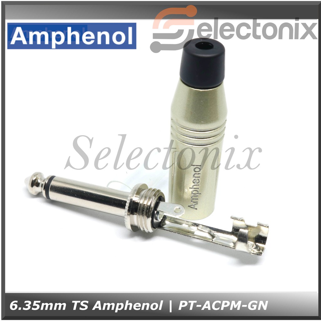 Jack Audio 1/4&quot; TS-Mono | Amphenol [PT-ACPM-GN]