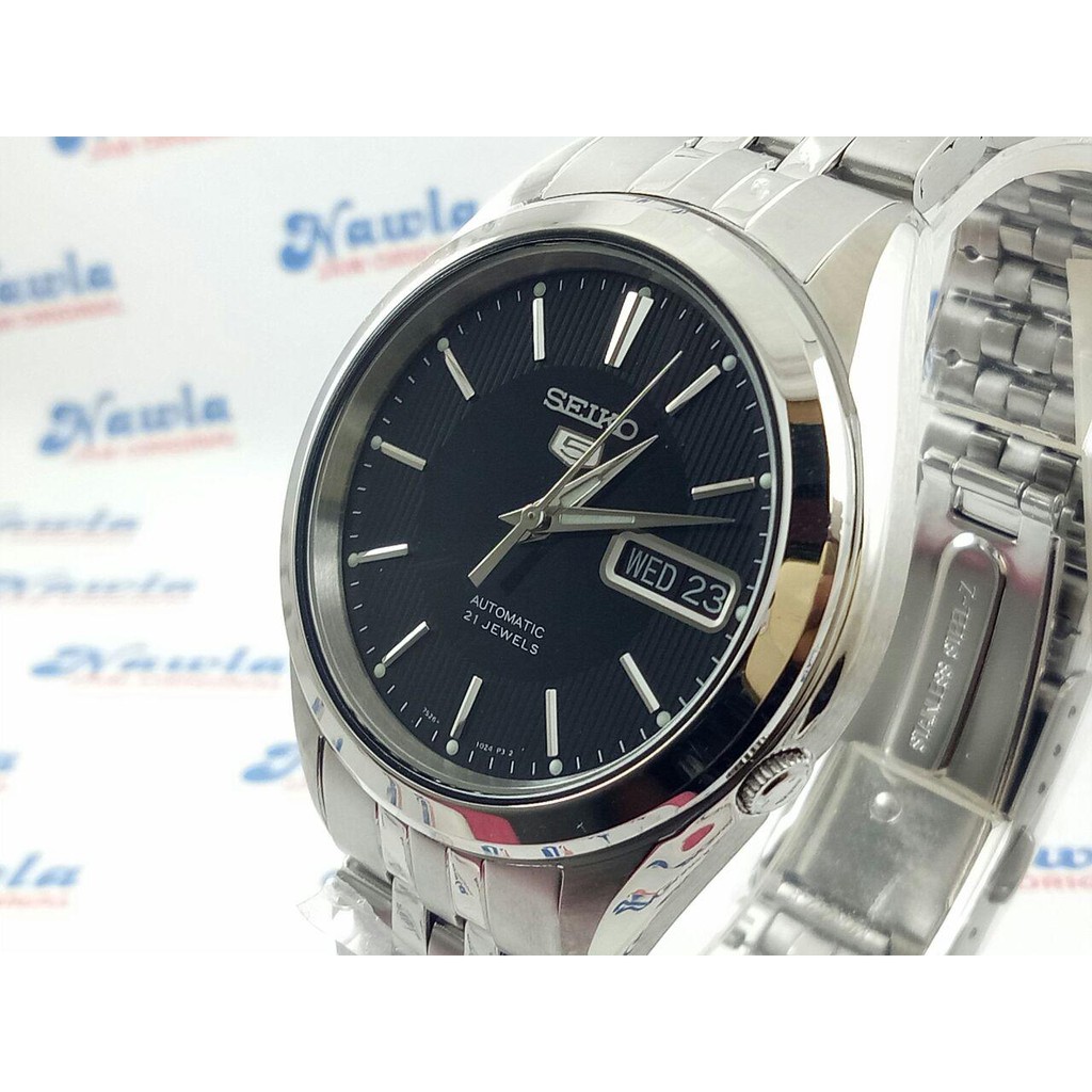 Seiko 5 SNKL23K1 Automatic Black Dial - Jam Tangan Pria SNKL23