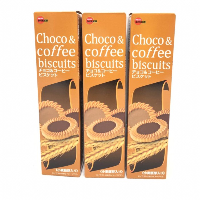 

⭐ COD ⭐ Bourbon Choco & Coffee Biscuit 103g 3pc