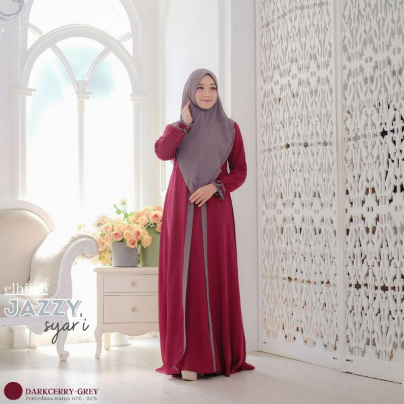 Gamis Jazzy Syari by Elhijab
