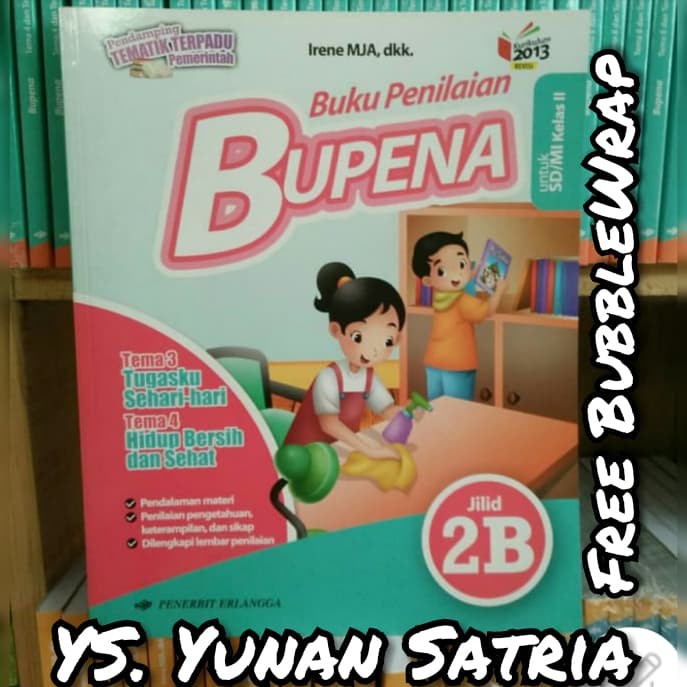 

❤BISA COD❤ Buku BUPENA jilid 2B kelas 2 SD Kurikulum 2013