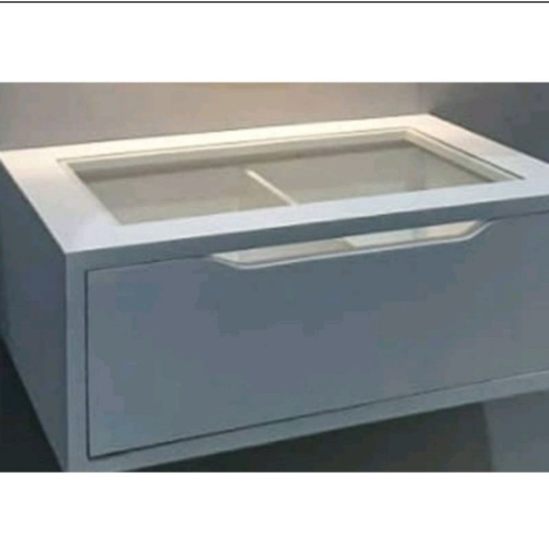 Meja rias gantung laci+kursi(60×30×15cm) , meja rias dinding, meja rias mini