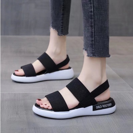 flt-3330 sandal flat wanita import fashion sandal slip on terlaris cantik best seller terkiniian ai 0333 fashion wanita terbaikkk