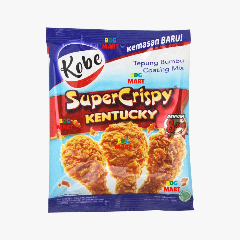 

SACHET Kobe Tepung Bumbu Super Crispy Kentucky - 75gr