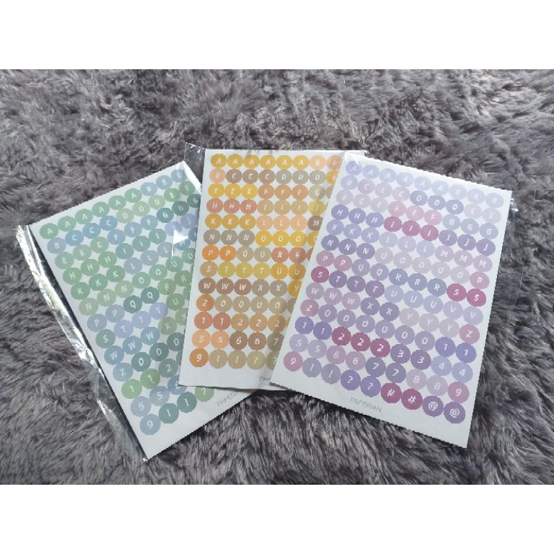 

Sticker Alphabet Colorfull for Journal DIY/Scrapbook