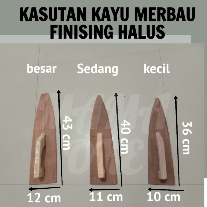 Kasutan Kayu Merbau Finishing HaLus