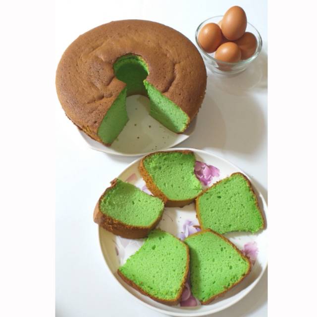 

Chiffon cake pandan&original