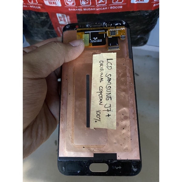 Lcd Samsung J7+ J7Plus Ori Original Copotan