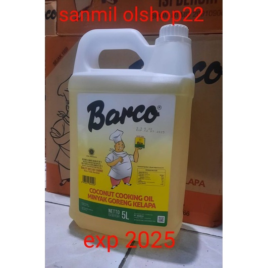 

minyak goreng barco 5liter jerigen.di jamin produk sesuai pesanan