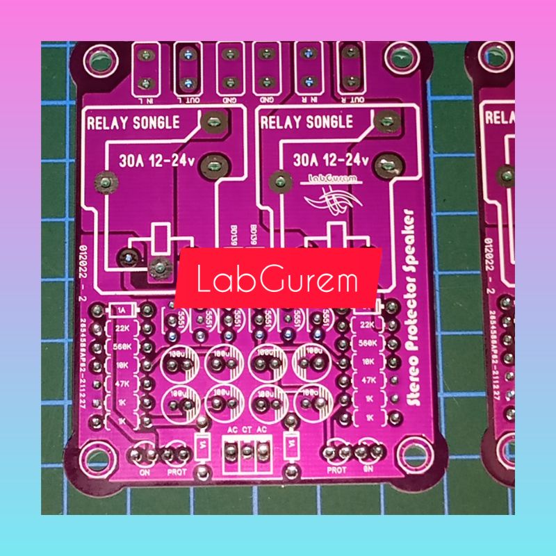 PCB SPEAKER PROTEK DOBEL LAYER