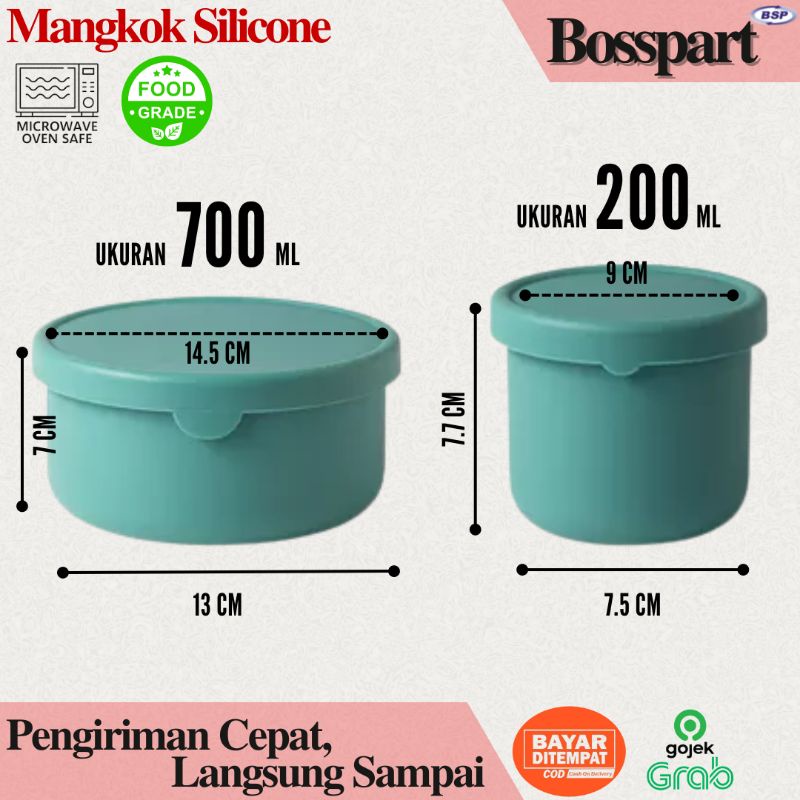 Mangkok Silikon / Silicone Bowl / Silicone Container Bowl