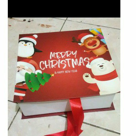 

box hampers design merah 22