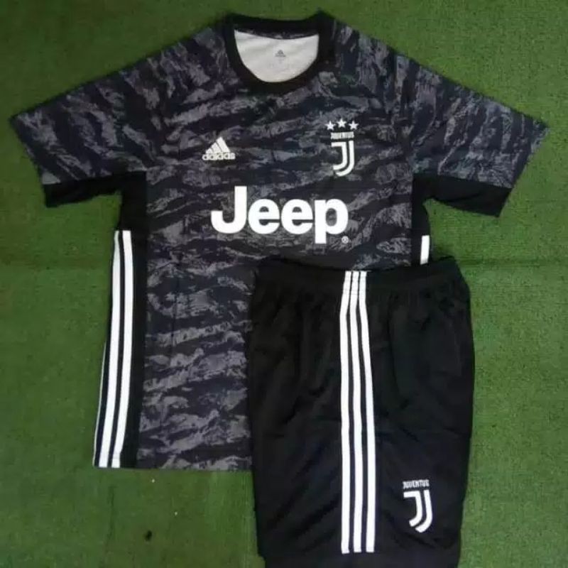 Obral Jersey Juventus Juve GK Kids 2019 2020 Kiper Setelan Bola Futsal Anak
