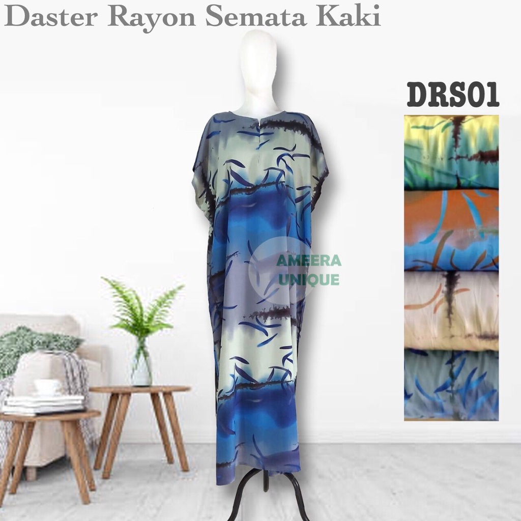 Daster Rayon Panjang Semata Kaki Non Ruffle