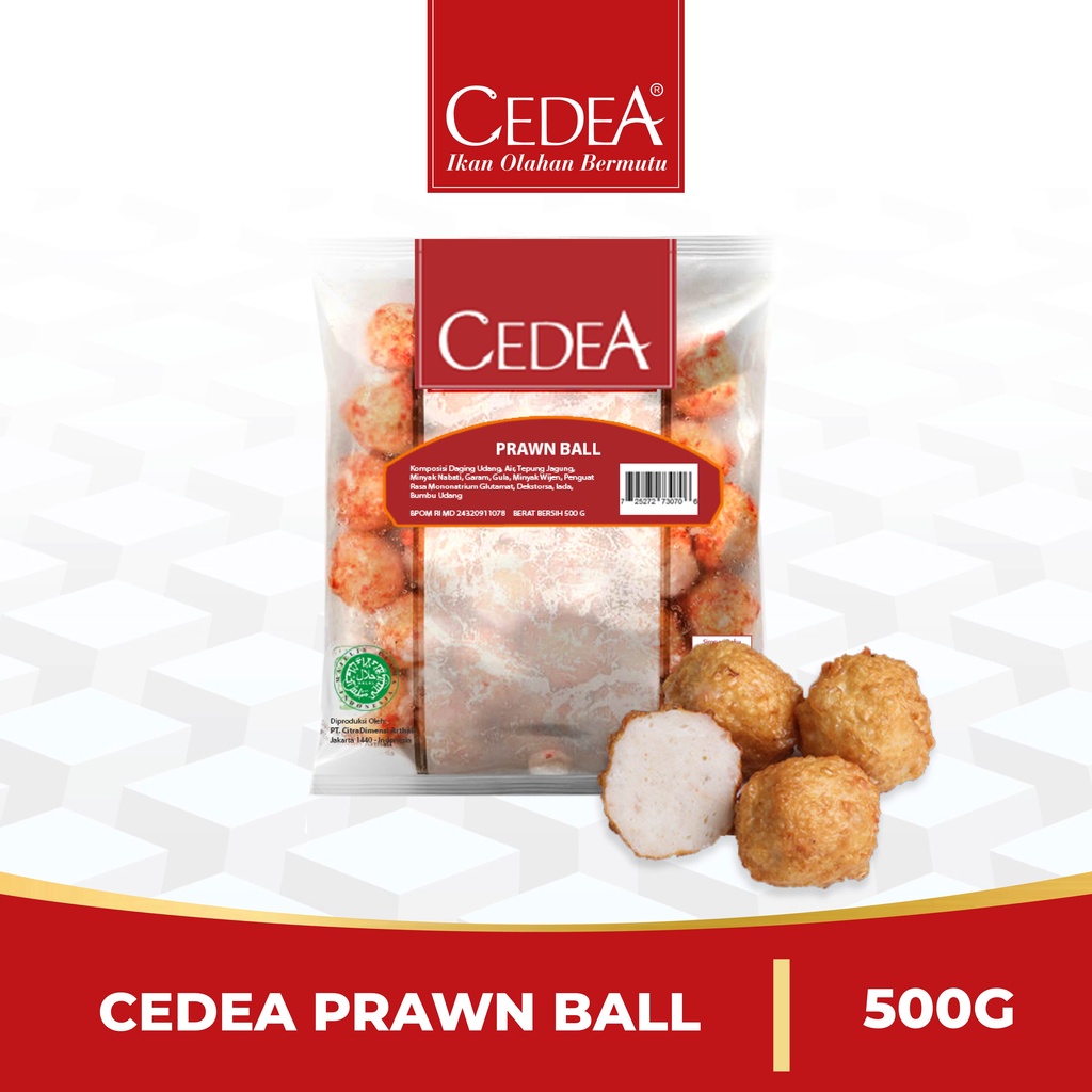 

CEDEA FISH & Prawn Ball [500g]/ Bakso Ikan & Udang