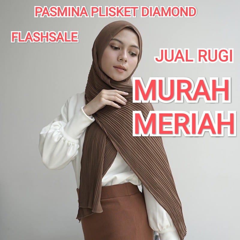 Pashmina Full Plisket/Pashmina Plisket Full/Pashmina Shawl