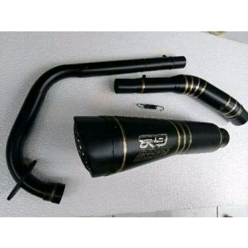 Knalpot R9 Gp H2 Vixion, r15, CBR 150R, CB 150r, Tiger, Megapro,Verza, gsx