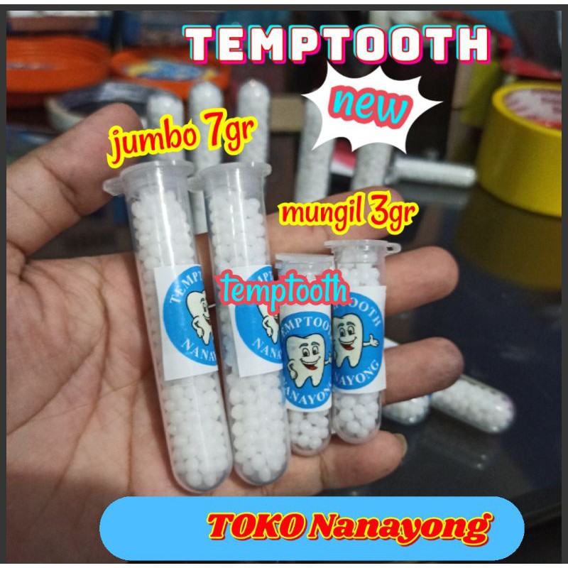 Original 250 BUTIR TEMPTOOTH MUNGIL JUMBO 7GR Exp Baru