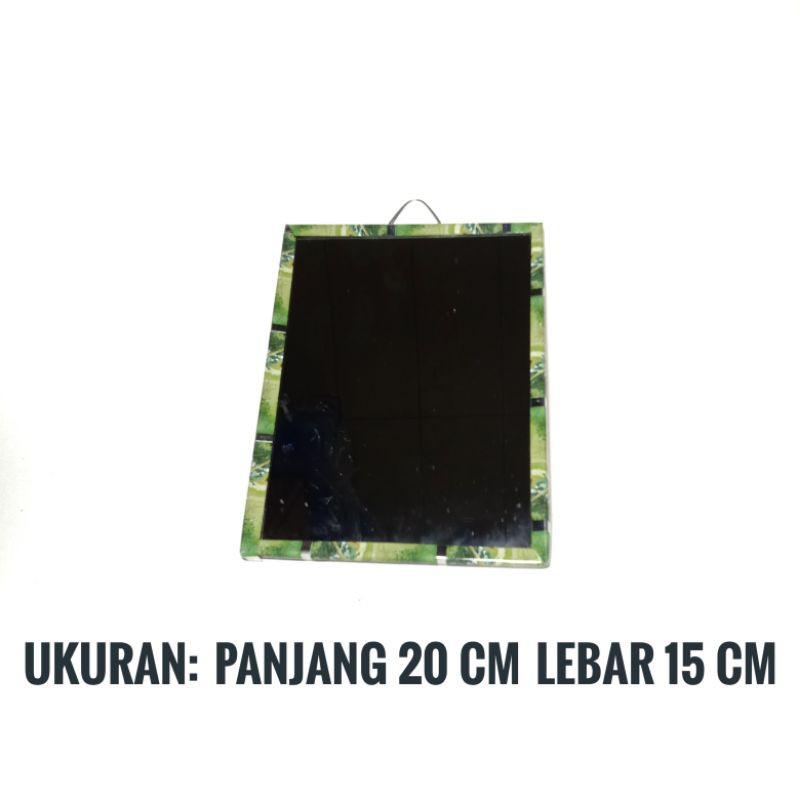 CERMIN DINDING || CERMIN KECIL || KACA CERMIN BESAR GANTUNG TEMBOK-20 x15 kecil