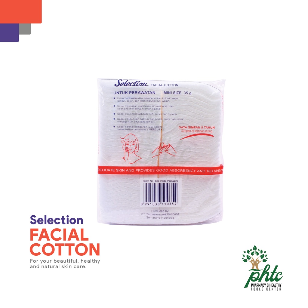 Kapas Wajah - Kapas Selection 35gr - Kapas Makeup