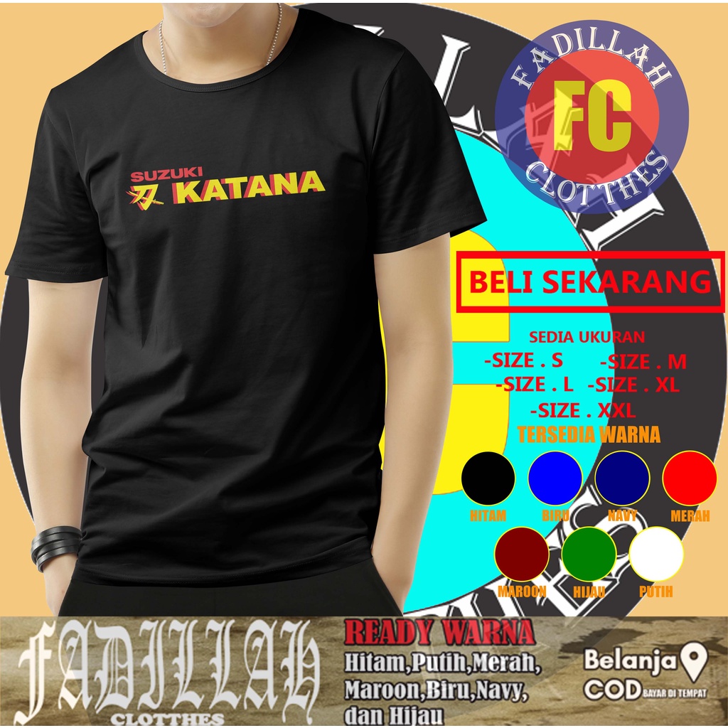 Kaos Mobil Suzuki Katana Logo Baju Otomotif