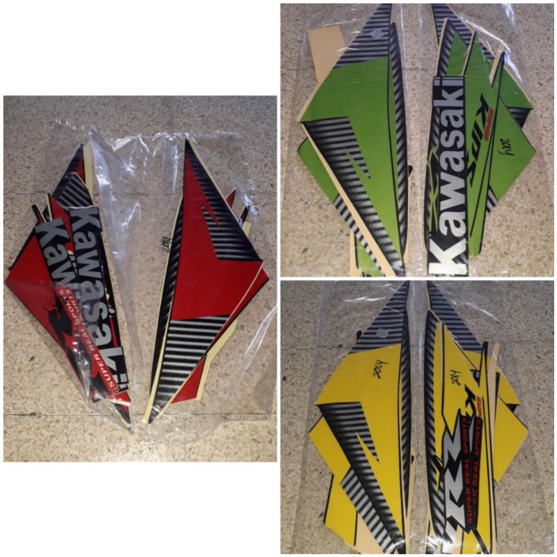 striping sticker kawasaki New NInja RR 150 2014