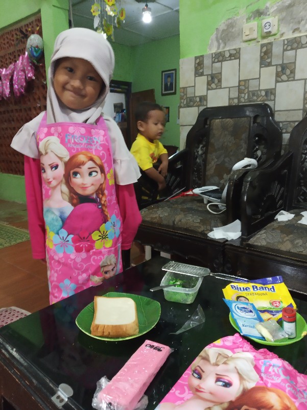 Celemek Anak Karakter/apron Lukis/apron Masak Size Besar