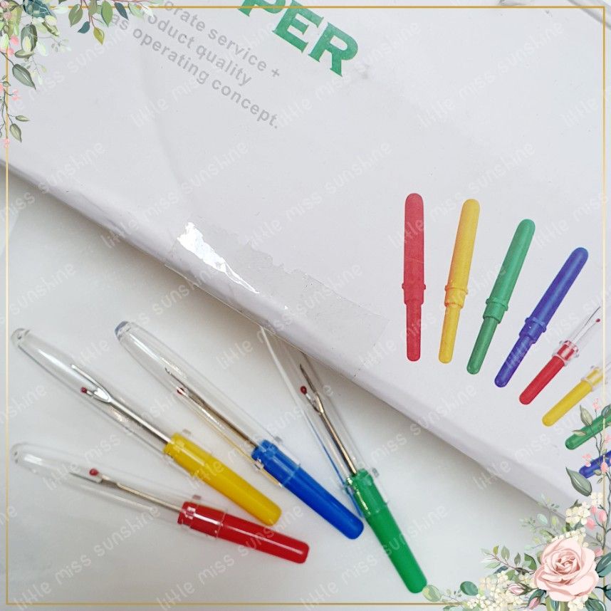 Dedelan Benang 8,5cm Gagang Plastik Peralatan Jahit Pendedel Benang Seam Ripper Pembuka Pencabut Perobek Jahitan Seam Ripper Red Yellow Blue Green Peralatan Perlengkapan Jahit Menjahit Bahan Stenlis Grosir Termurah Little Miss Sunshine Malang