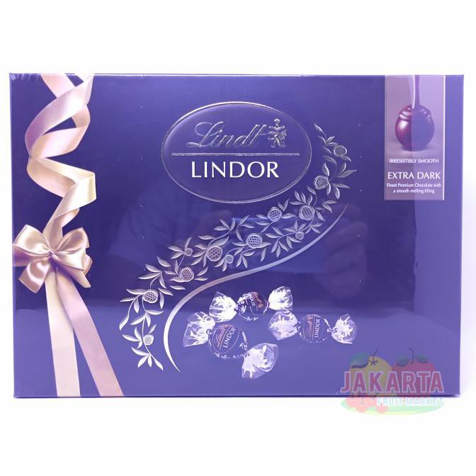 

(COKELAT) LINDT LINDOR EXTRA DARK 60% GIFT BOX 168G