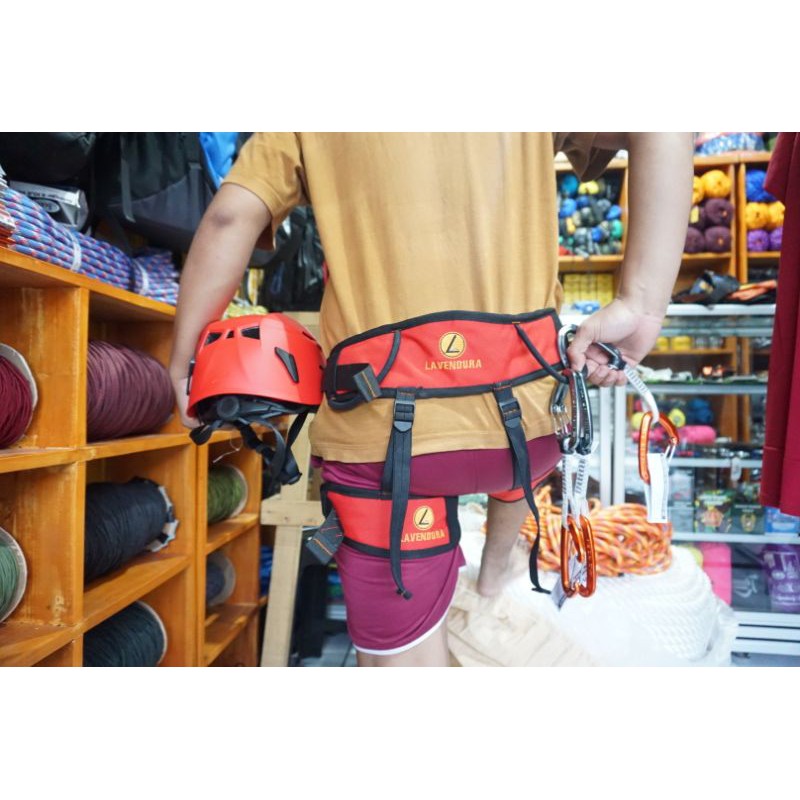 Seat harness halfbody harness lavendura caving rock climbing fullbody harness safety sar like beal 2