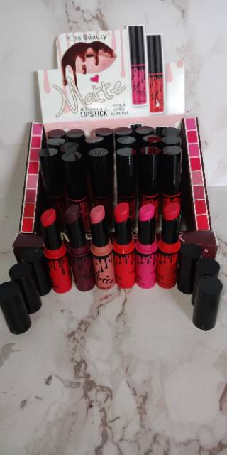 LIPSTIK MATE ULTRA KISS BEAUTY HARGA ECER [8pcs]