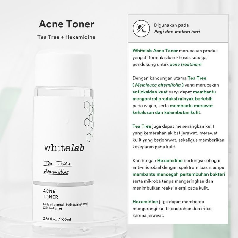 Acne Toner Whitelab Acne Toner Jerawat