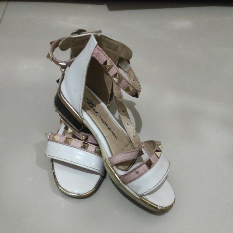 sepatu sandal valentino anak perempuan sz 29preloved