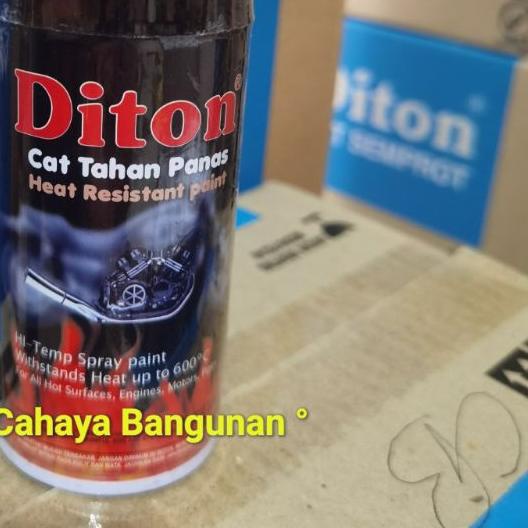 ☂ Pilox Pylox DITON Cat Semprot Knalpot Anti Panas HiTemp Hi Temp Black Silver 150cc 150 cc kecil ♧