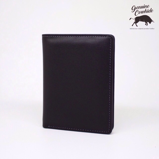 Dompet Kulit Asli - Bifold Wallet Model Tegak - Dompet Pria