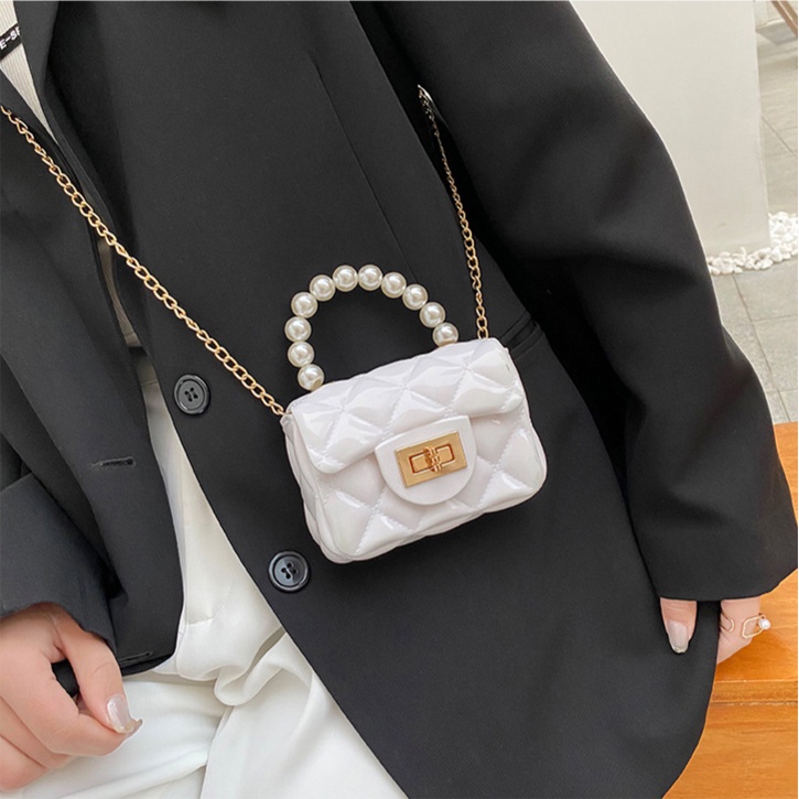 Fashion Pearl Tas Tangan Mini untuk Wanita