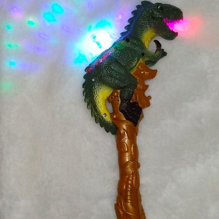 TONY MARY - MAINAN TONGKAT DINOSAURUS LAMPU BISA NYALA DAN BERSUARA / MAINAN DINOSAURUS 1 PCS