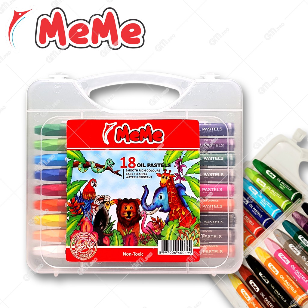 

Crayon Meme 18 warna / Oil Pastel Meme 18 Colors / Krayon Oil Pastel Meme 18 warna