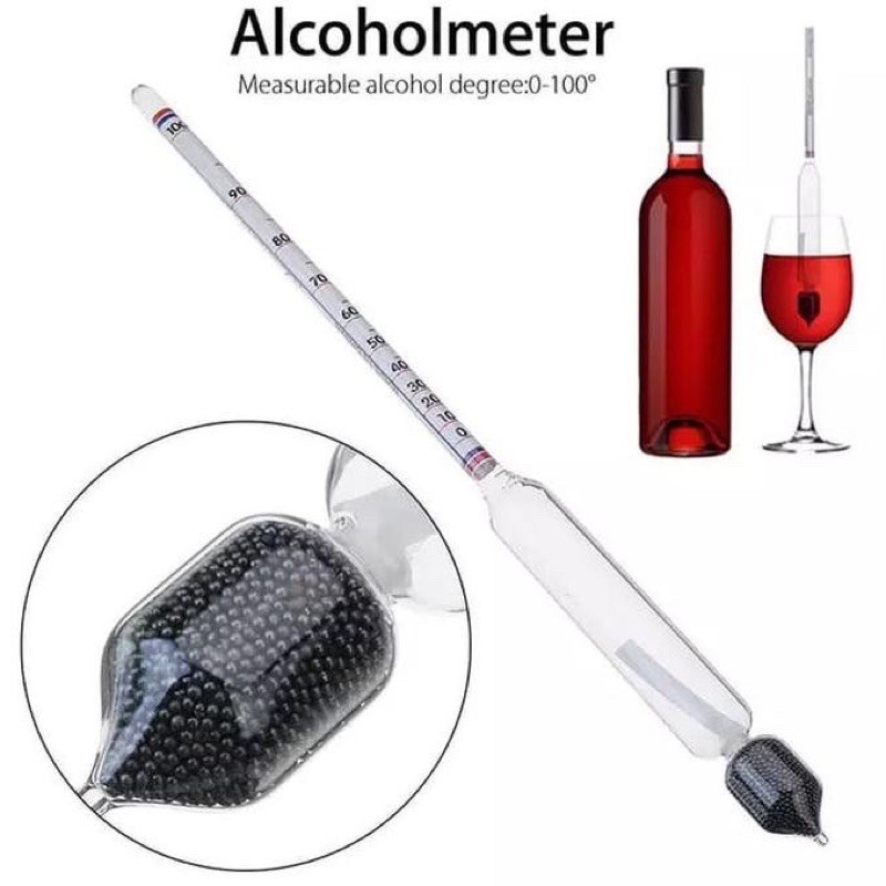 ALKOHOL METER SKALA 0 - 100 / ALCOHOL METER SCALA 0 - 100 / ALAT UKUR