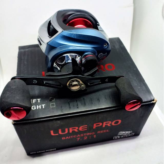 Reel Bait Casting BC LURE PRO 18 BB ORI Katrol Rel Ril Kerekan Real Pancing