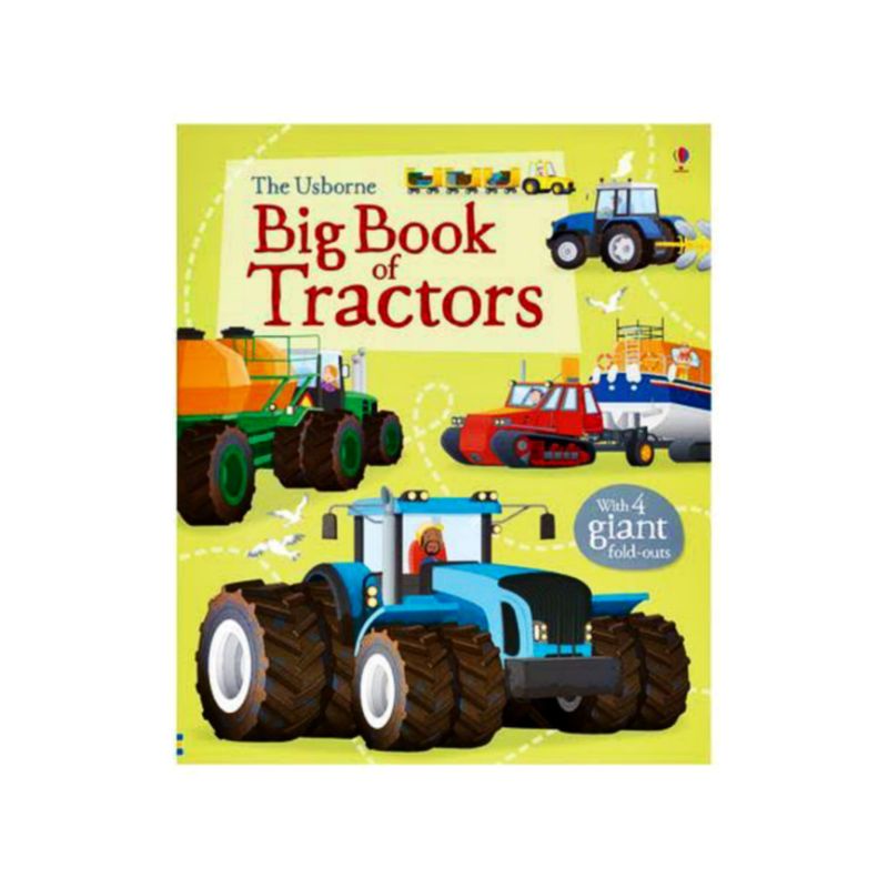 Usborne The Big Book of Planet and Stars, The Big Book of Dinosaurs,  The Big Book of Tractors