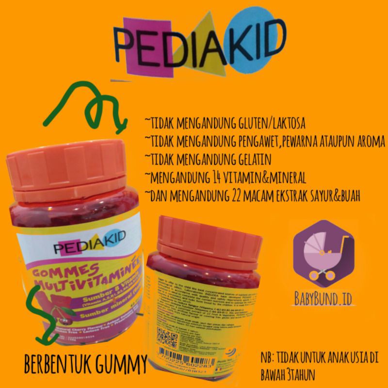 PEDIAKID MULTIVITAMINES