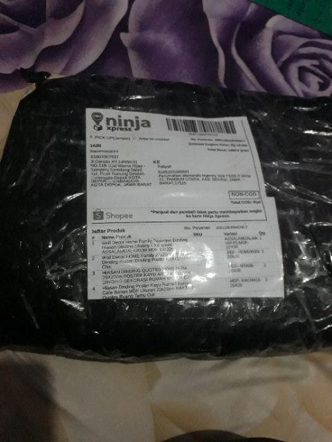 Wall Decor Home Family 20x20cm Pajangan Dinding Hiasan Dinding Poster Kayu Shabby Chic